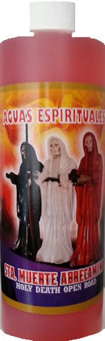 Holy Death Roadopener Water / Agua Abre Caminos de la Santa Muerte - 2GoodLuck & My Jaguar Books