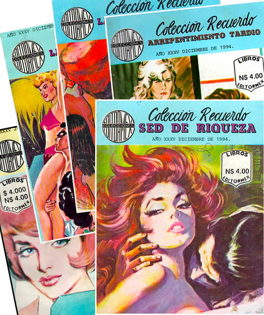 Sed de Riqueza - Set de 5 Novelas Ilustradas De Amor, Pasión, Intriga Y Traición