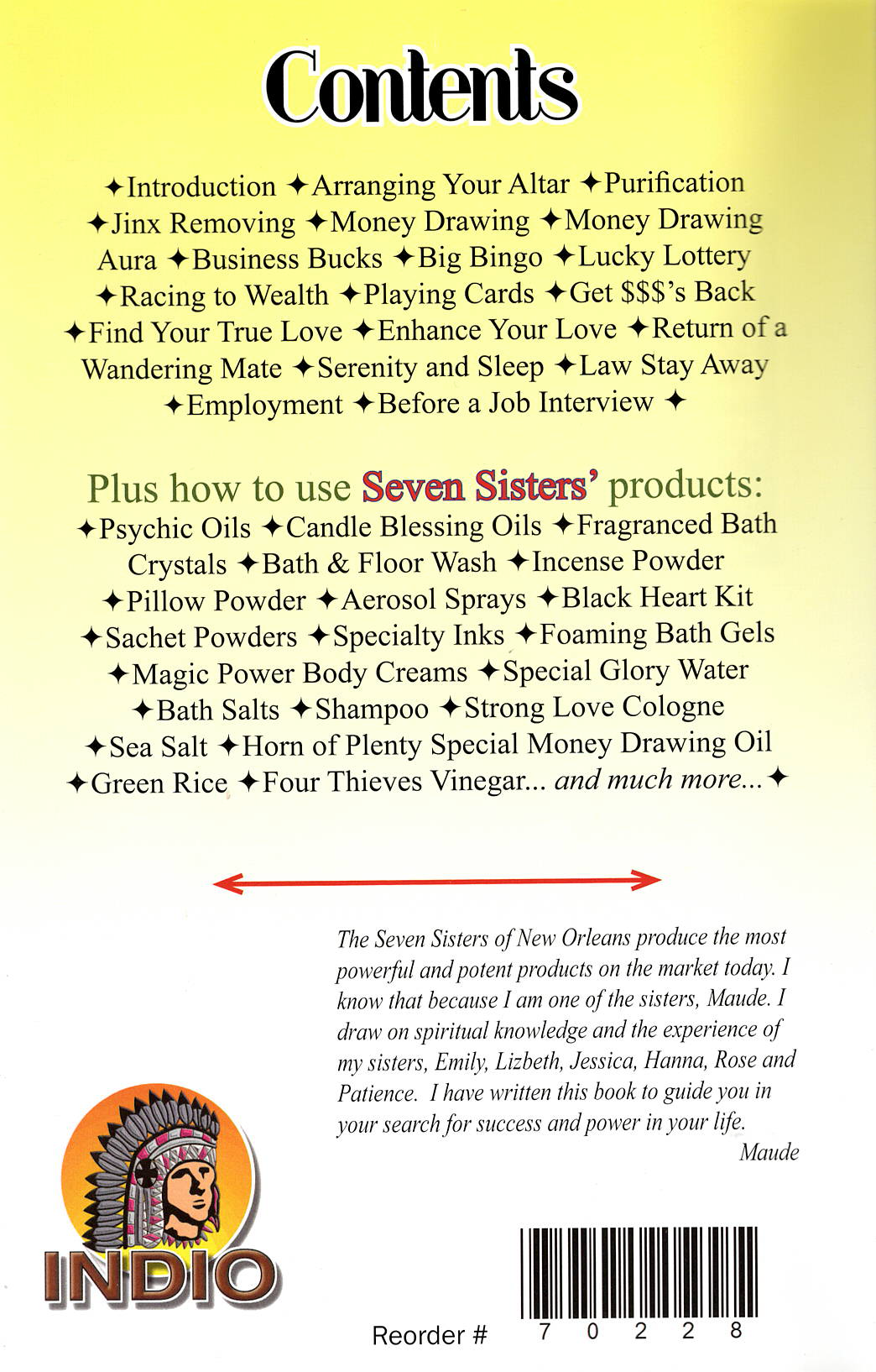 Seven Sister's Spellbook, by Maude