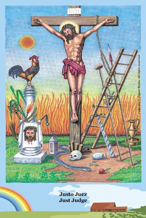 Just Judge Postcard with Prayer on the back - 2GoodLuck & My Jaguar Books