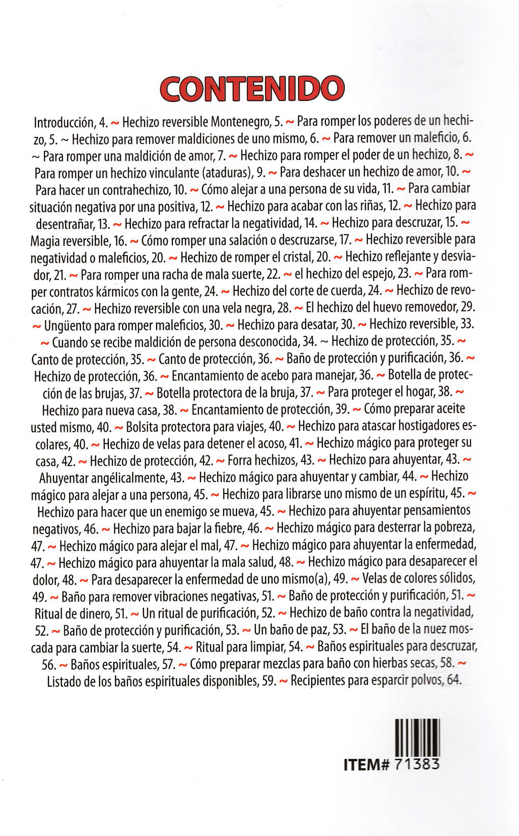 Reversible, Rituales y Hechizos, por Carlos Antonio Montenegro