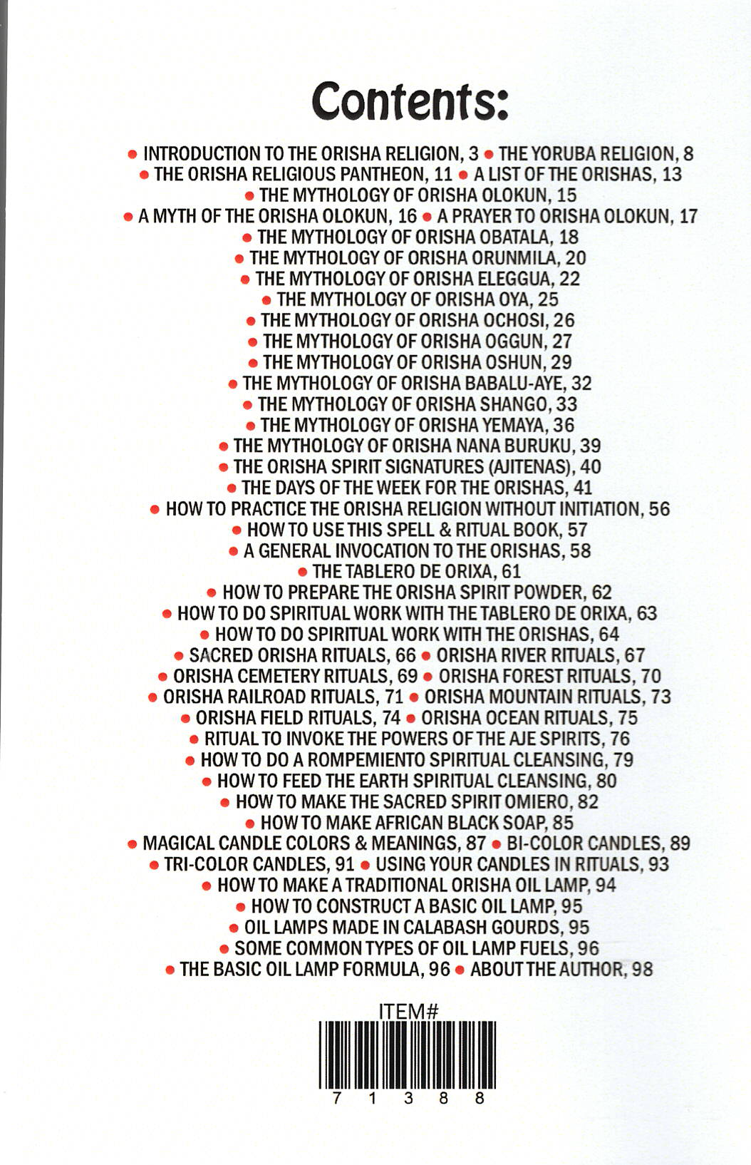 Santeria Spells, by Carlos Montenegro