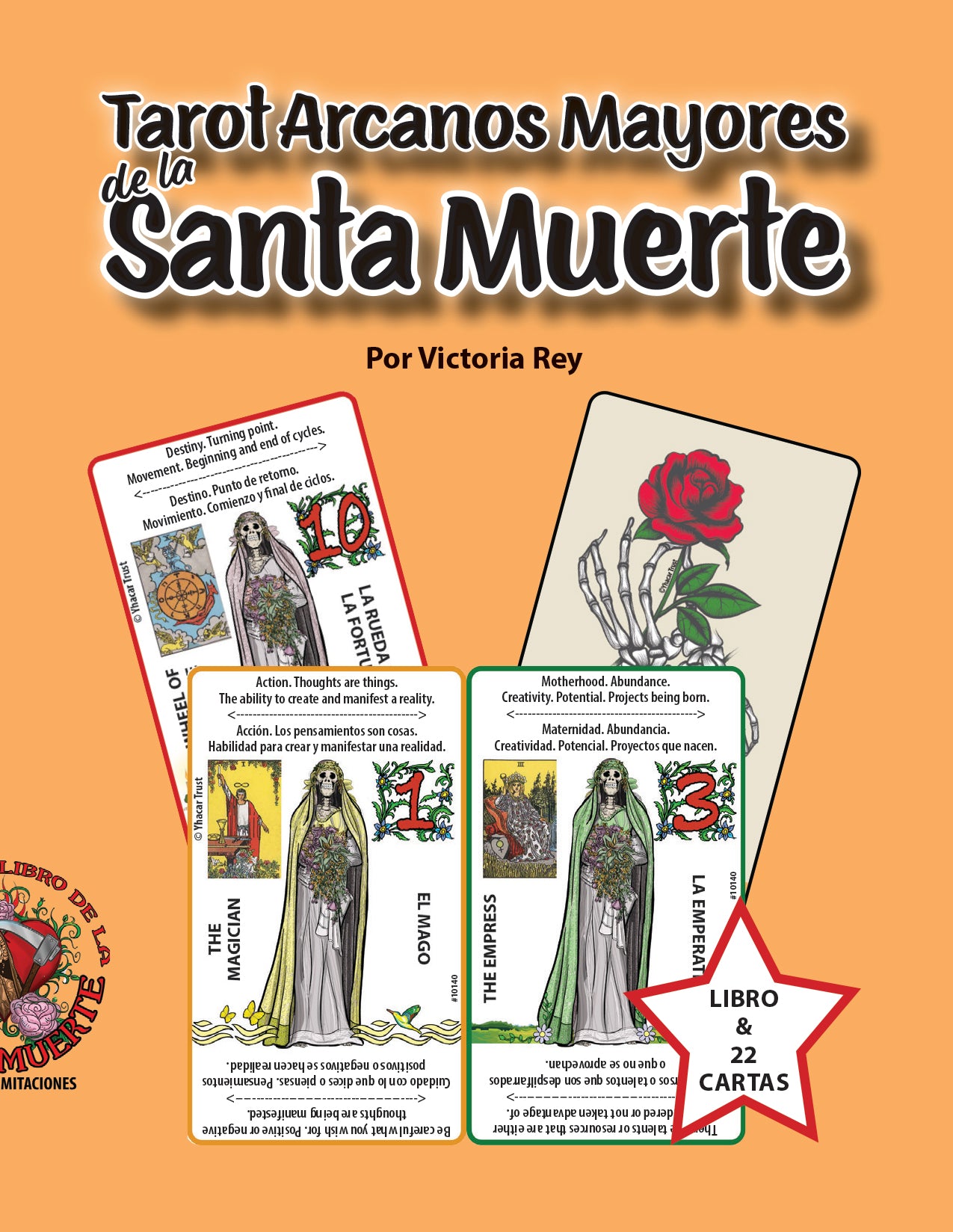Nuevo Tarot Arcanos Mayores con la Santísima Muerte