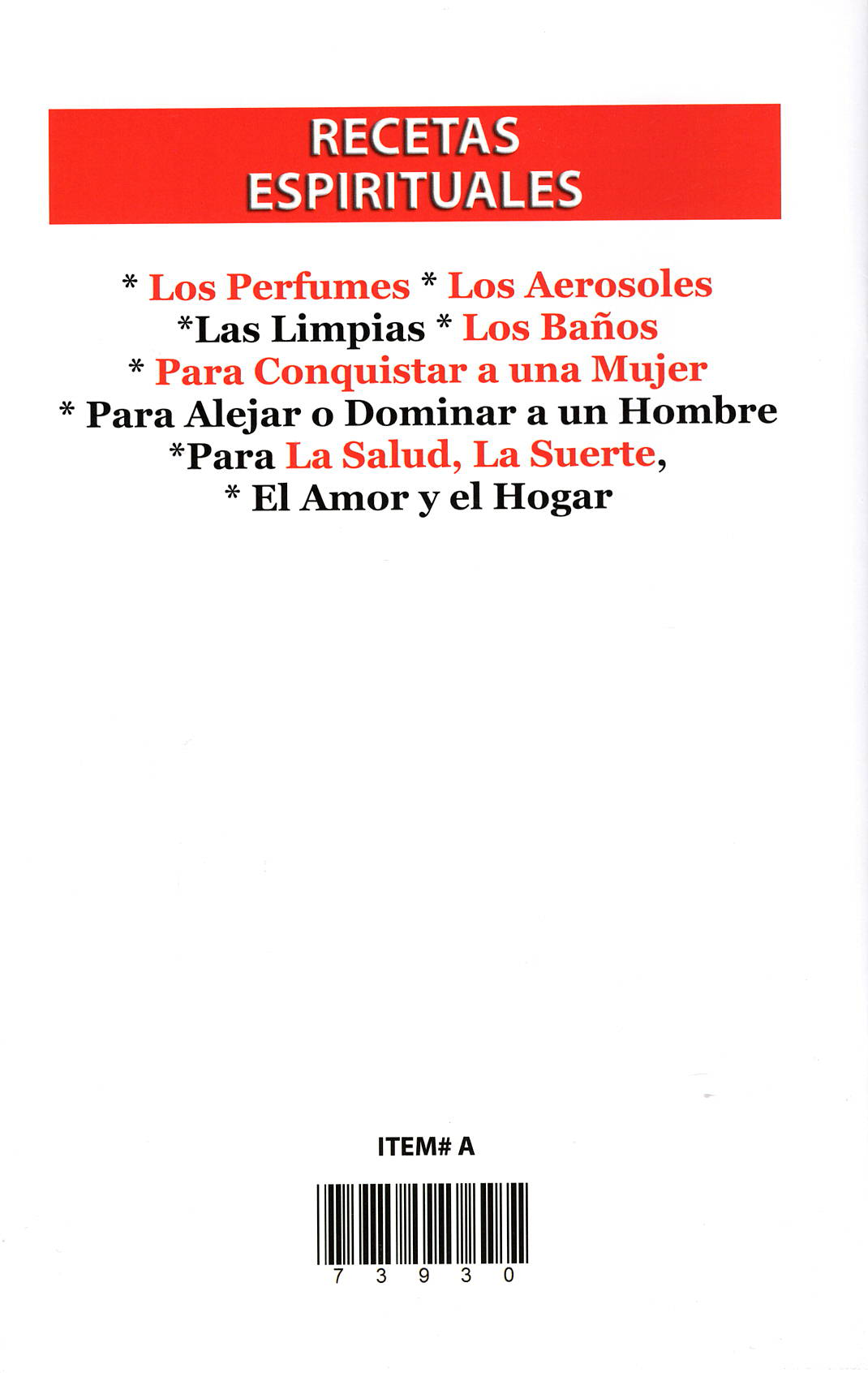 Recetas Espirituales