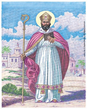 St Cipriano Postcard with Prayer on the back - 2GoodLuck & My Jaguar Books