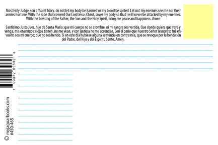 St. Joseph Postcard with Prayer on the back - Jaguar Books - 2