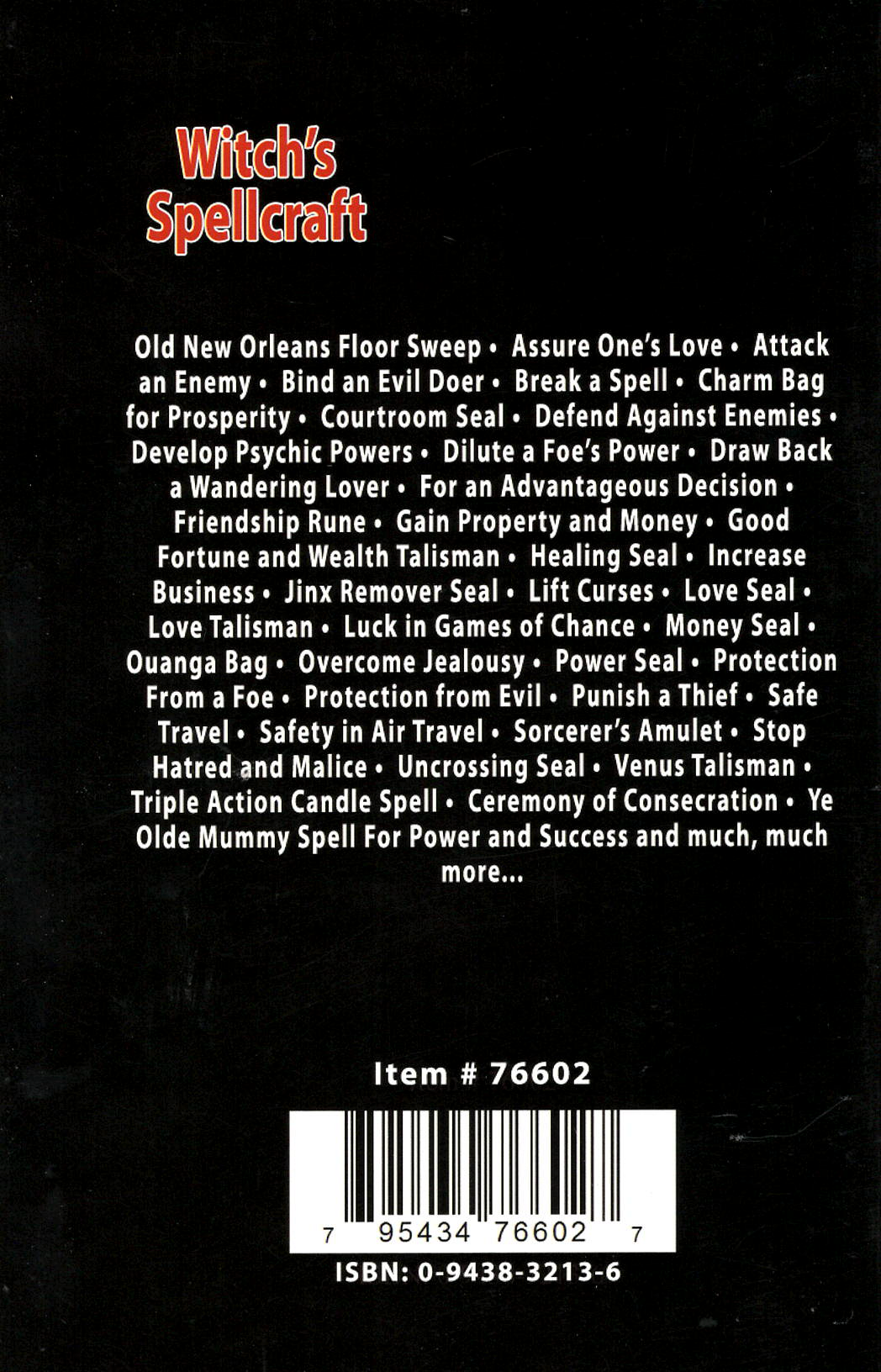 Witch's Spellcraft Revised