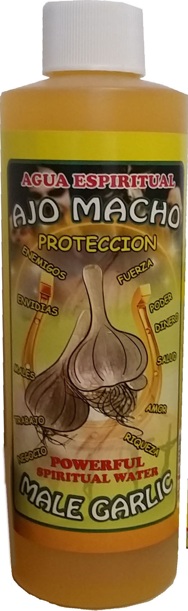 Garlic Spiritual Water / Agua Espiritual Ajo Macho