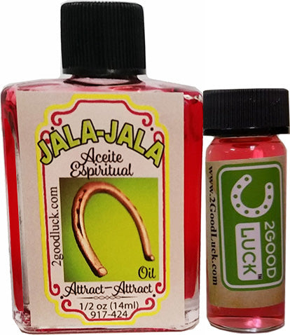 Attract-Attract Spiritual Oil With 1 Dram Perfume Set / Aceite Espiritual Jala-Jala