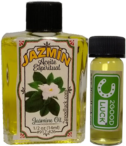 Jasmine Spiritual Oil With 1 Dram Perfume Set / Aceite de Jazmín