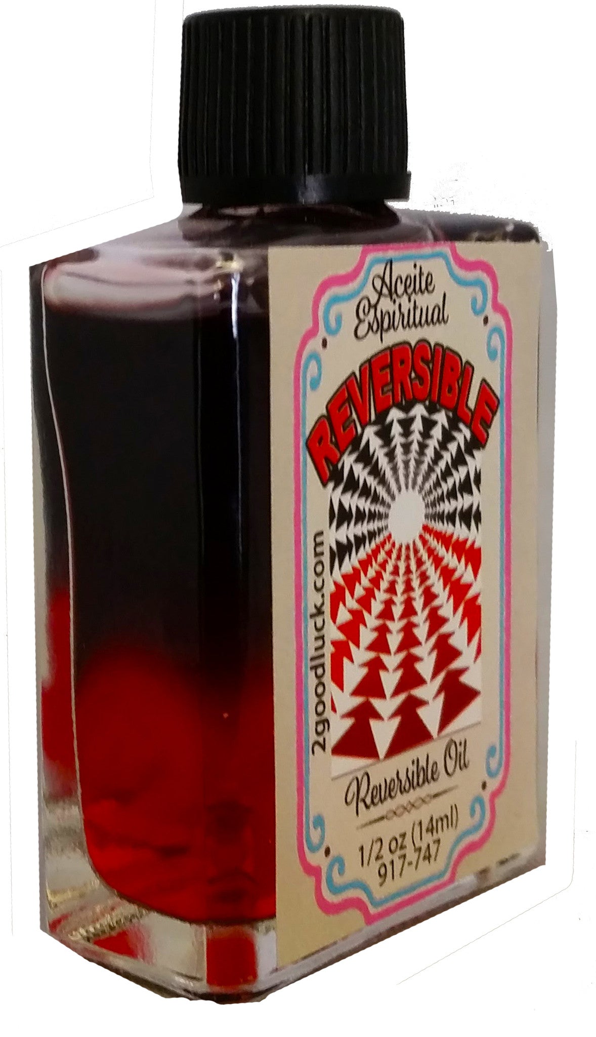 Reversible, Spiritual Oil With 1 Dram Perfume Set / Aceite Espiritual Reversible
