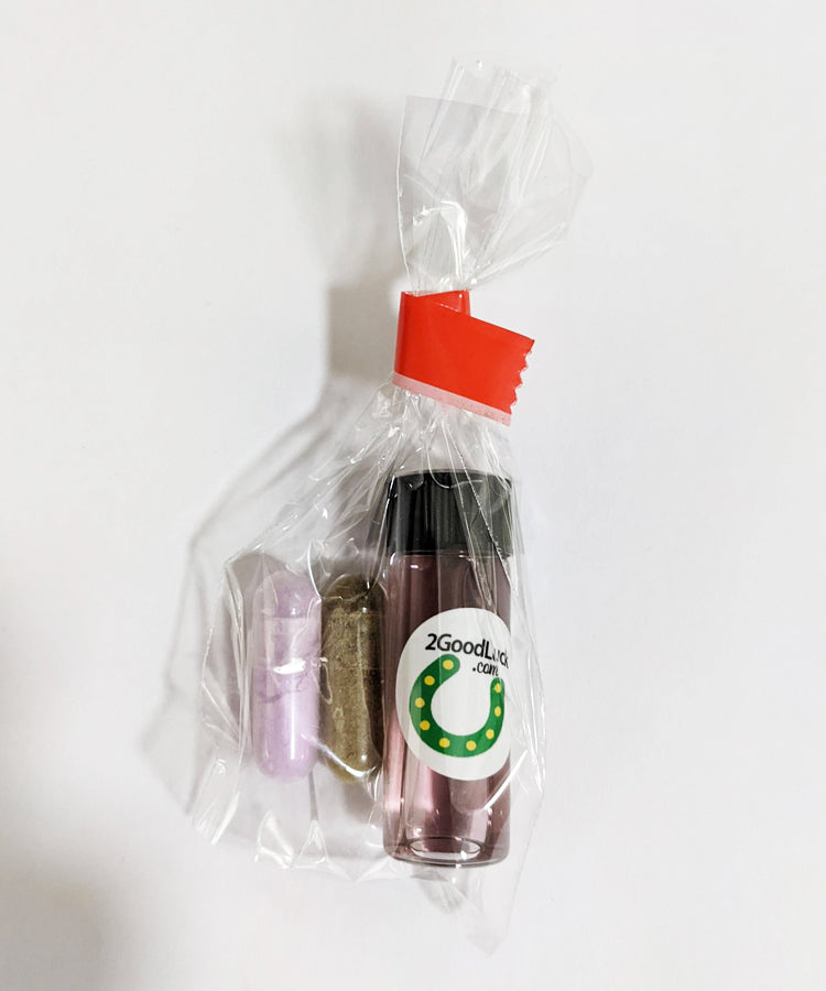 Most Powerful Hand 7 Colors Dressed Candle Kit - Mano Poderosa 7 Colores