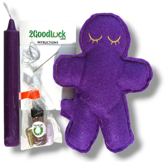 Transformation & Sobriety Purple Poppet / Voodoo Doll Kit