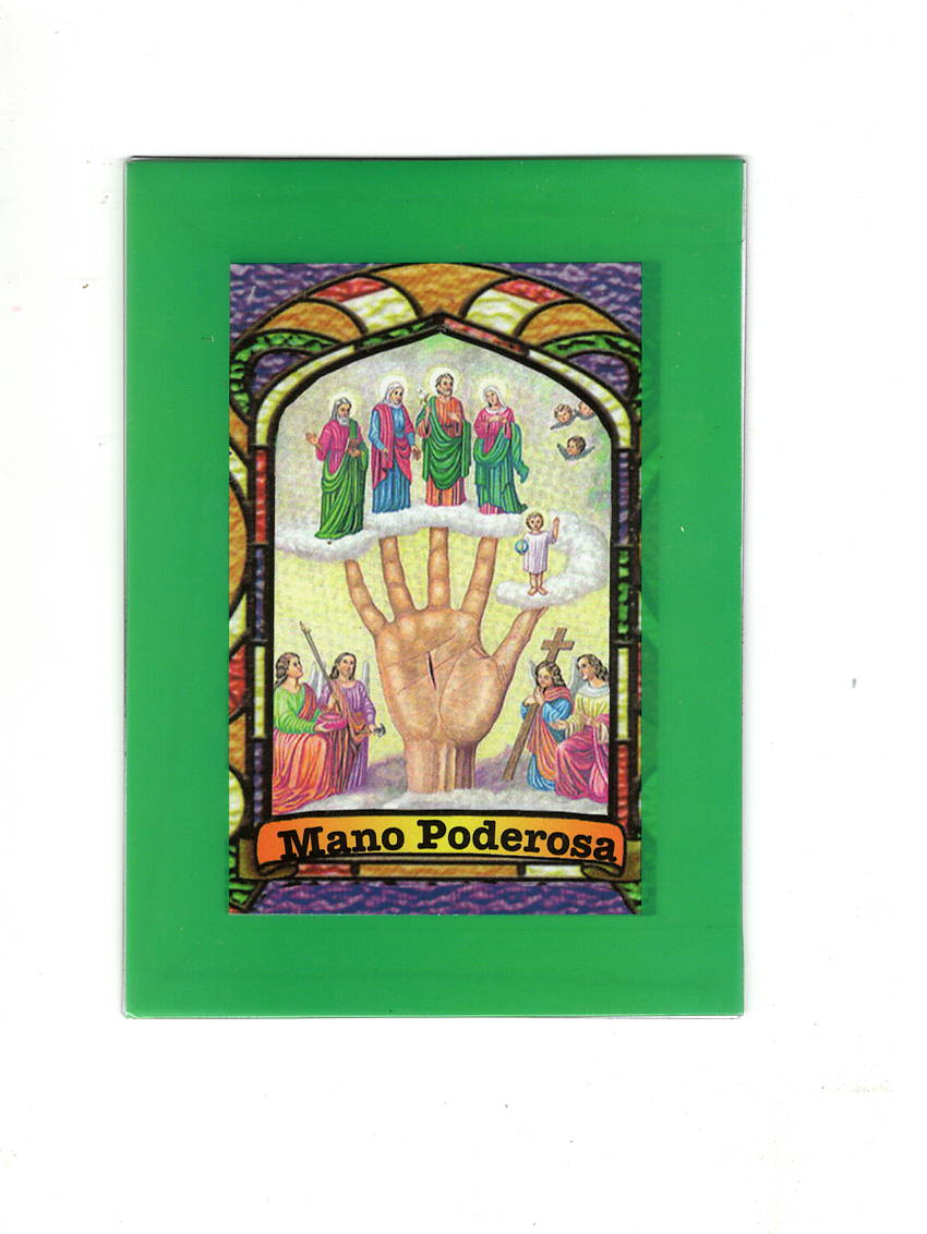 Most Powerful Hand Bilingual Prayer Card - Mano Poderosa