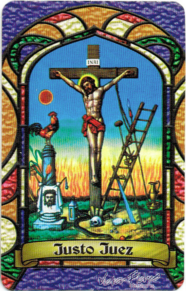 Just Judge Bilingual Prayer Card / Estampa Bilingüe Justo Juez