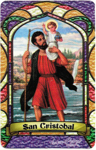 St. Christopher Bilingual Prayer Card