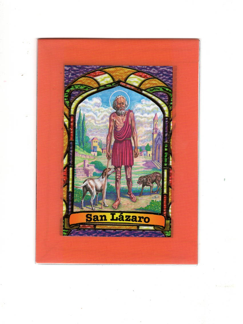 St. Lazarus Bilingual Prayer Card / Estampa de San Lázaro