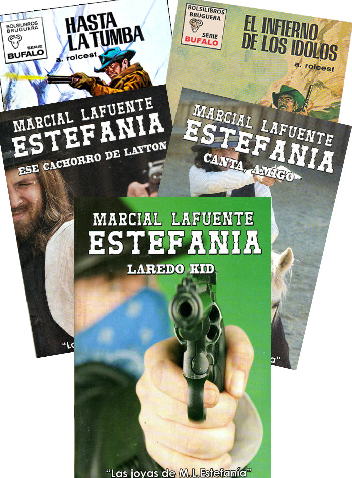 Alma Grande Set de Cinco Novelas Por Marcial Lafuente Estefania y otros autores.