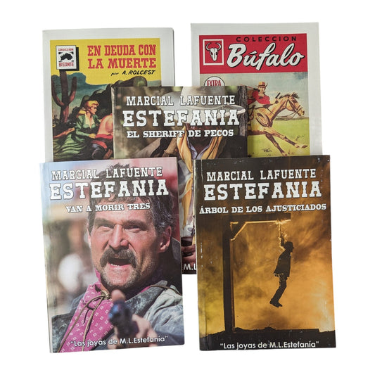 “Espera por Mí” Set de Cinco Novelas Por Marcial Lafuente Estefania y otros autores