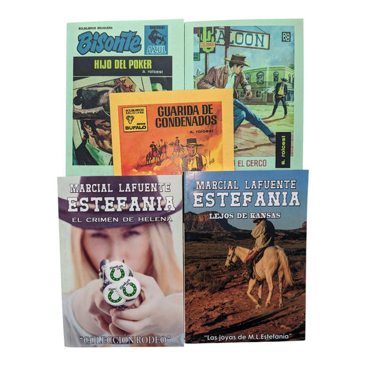 Encuentro Sangriento -Set de 5 Novelas Por Marcial Lafuente Estefania y otros autores