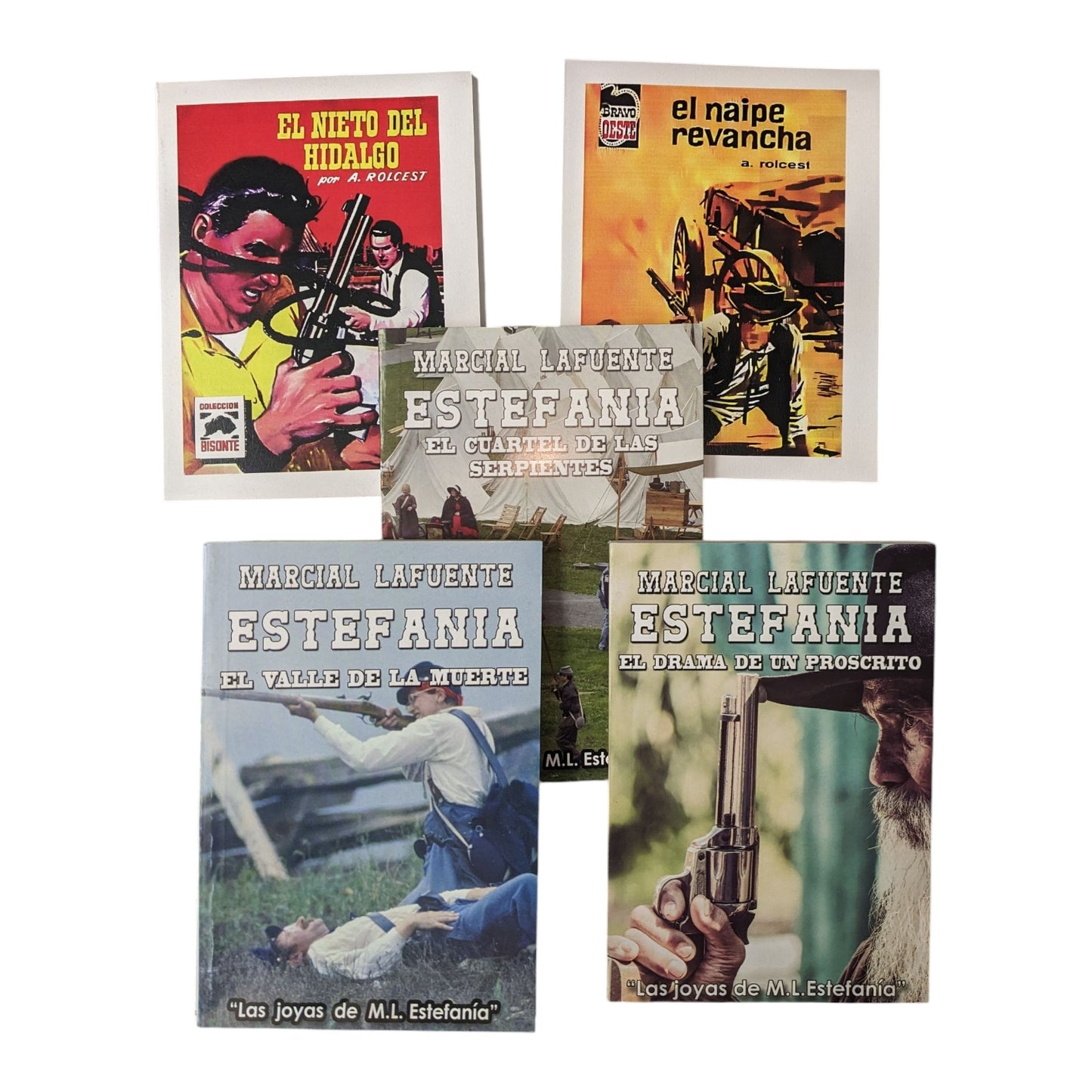 “La Traición” Set de Cinco Novelas Por Marcial Lafuente Estefania y otros autores