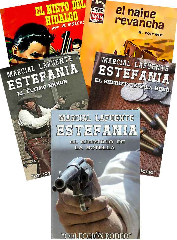 “La Traición” Set de Cinco Novelas Por Marcial Lafuente Estefania y otros autores