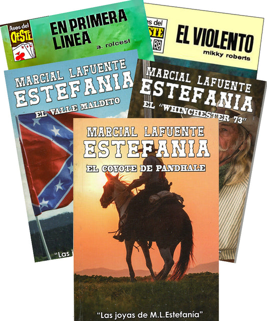 “Lo Imperdonable” Set de Cinco Novelas Por Marcial Lafuente Estefania y otros autores