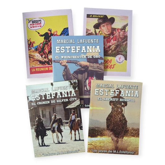 “Respuesta Inesperada” Set de Cinco Novelas Por Marcial Lafuente Estefania y otros autores