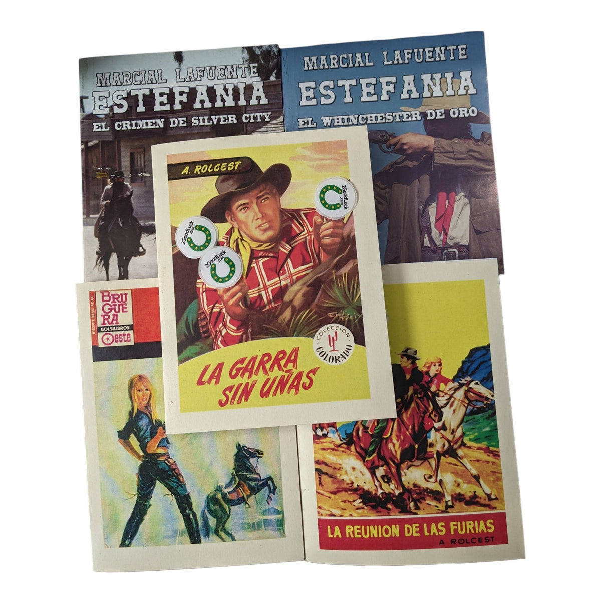 Respuesta Inesperada -Set de Cinco Novelas Por Marcial Lafuente Estefania y otros autores