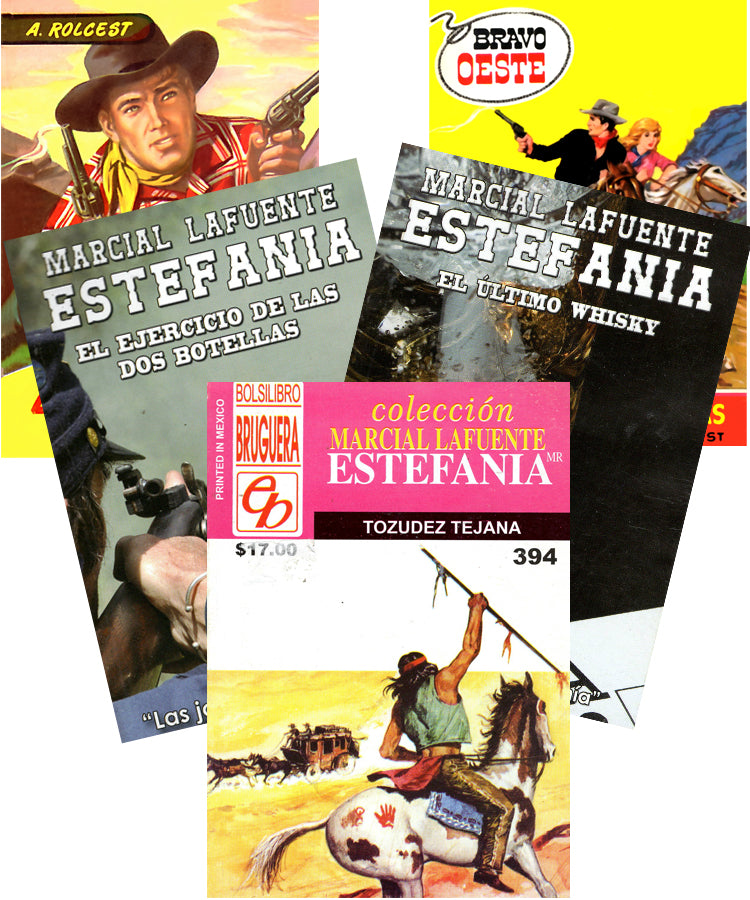 “Respuesta Inesperada” Set de Cinco Novelas Por Marcial Lafuente Estefania y otros autores