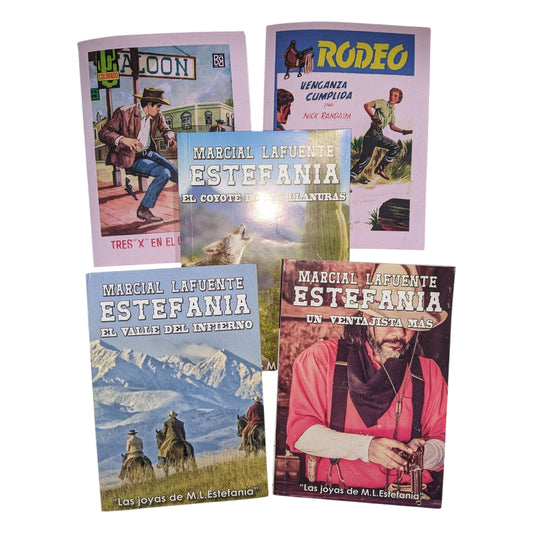 “Locura y Salvación” Set de Cinco Novelas Por Marcial Lafuente Estefania y otros autores