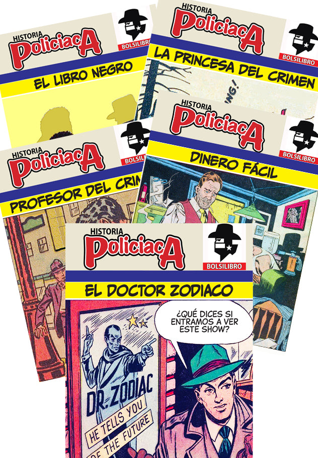 Tras el Botin Robado - Set de 5 Novelas Ilustradas: Policiaca y de Acción en Español