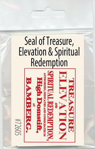 Seal of Treasure, Elevation & Spiritual Redemption - Sello de Tesoro, Elevation y Redención Espiritual