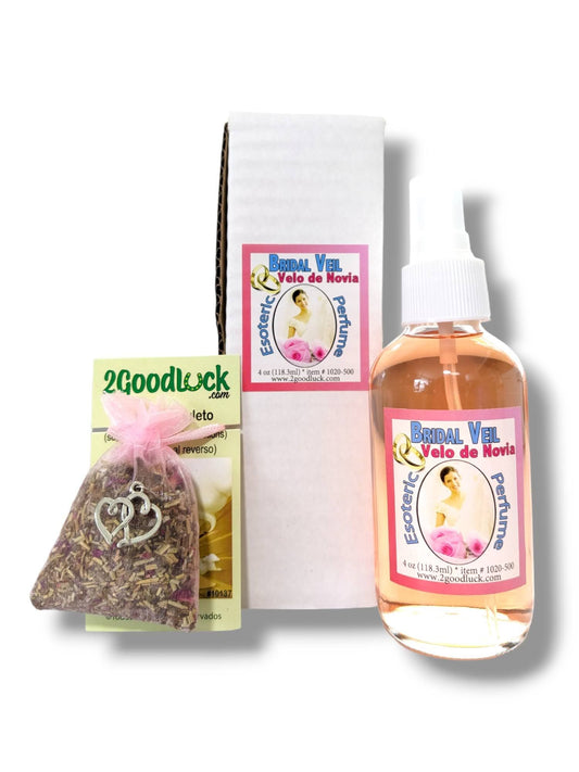 Bridal Veil Spiritual Unisex Perfume with Pheromones and Amulet