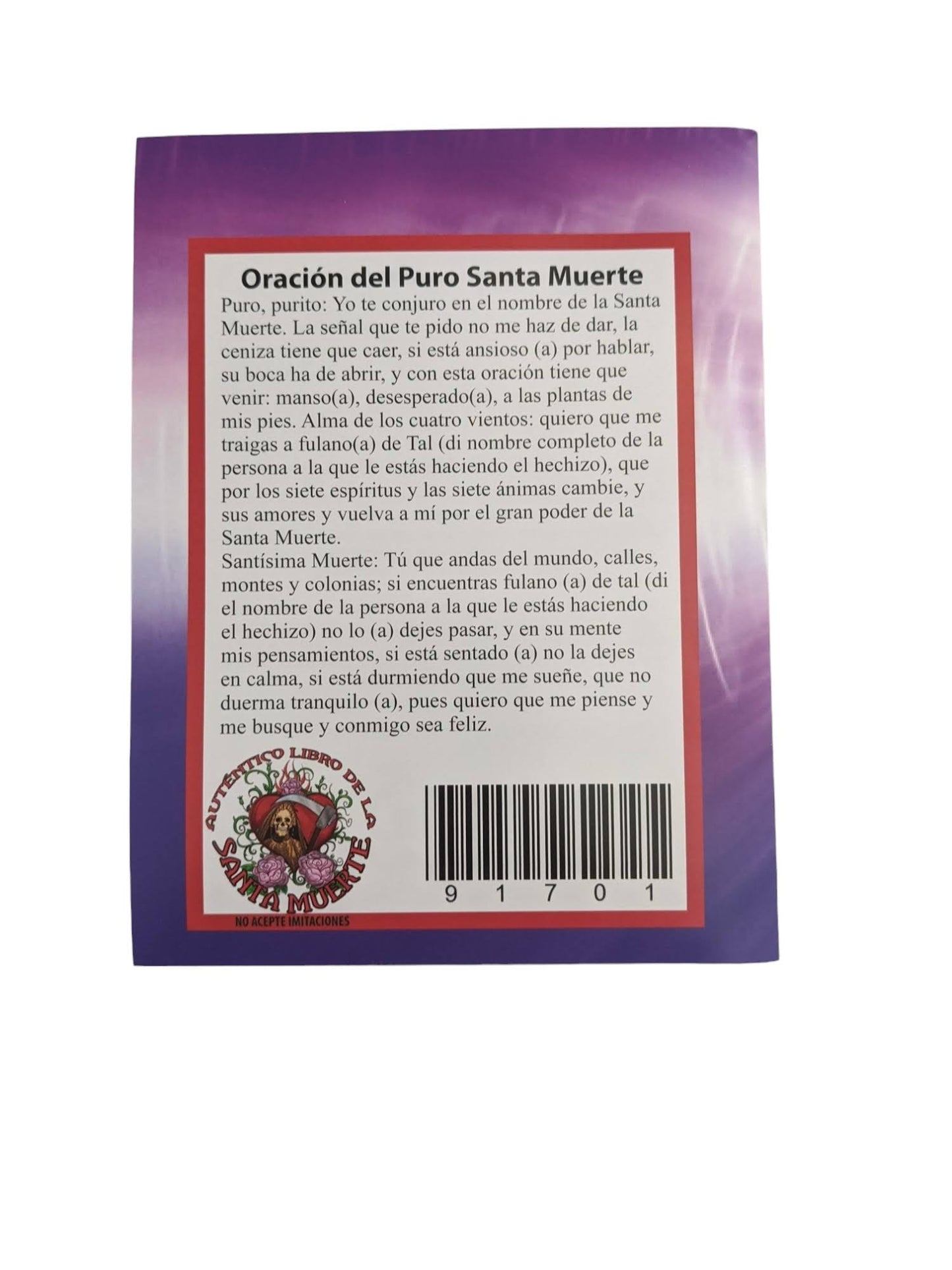 Beautiful Holy Death Rosary with Prayer Book in Spanish and in English. Hermoso Rosario de la Santa Muerte.