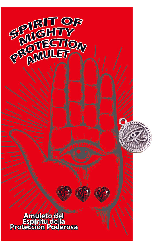 Spirit of Mighty Protection Amulet with Prayer Card