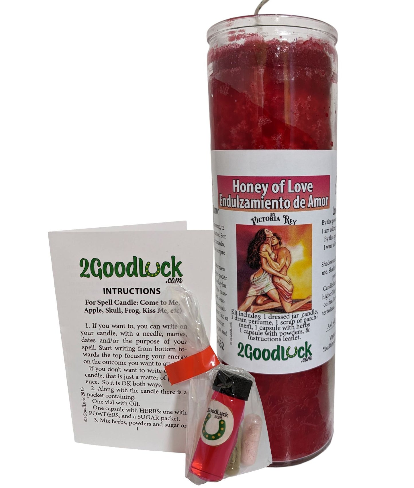 Honey of Love Dressed Candle Kit - Miel Endulzadora de Amor