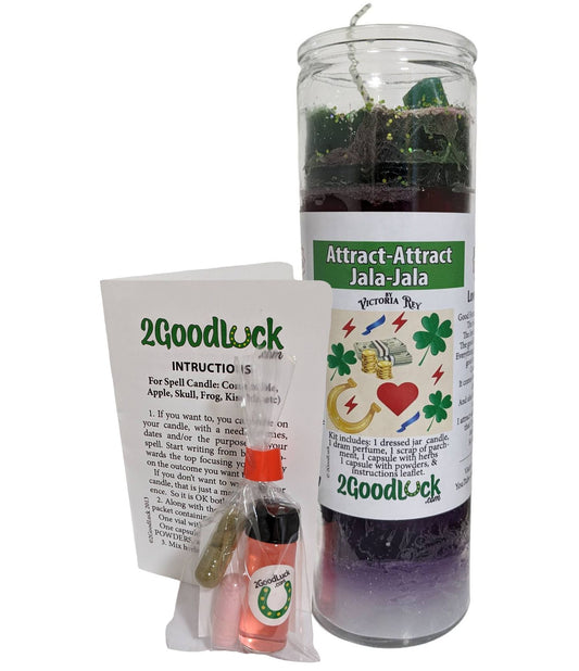 Attract-Attract 7 colors Dressed Candle Kit - Jala-Jala 7 colores
