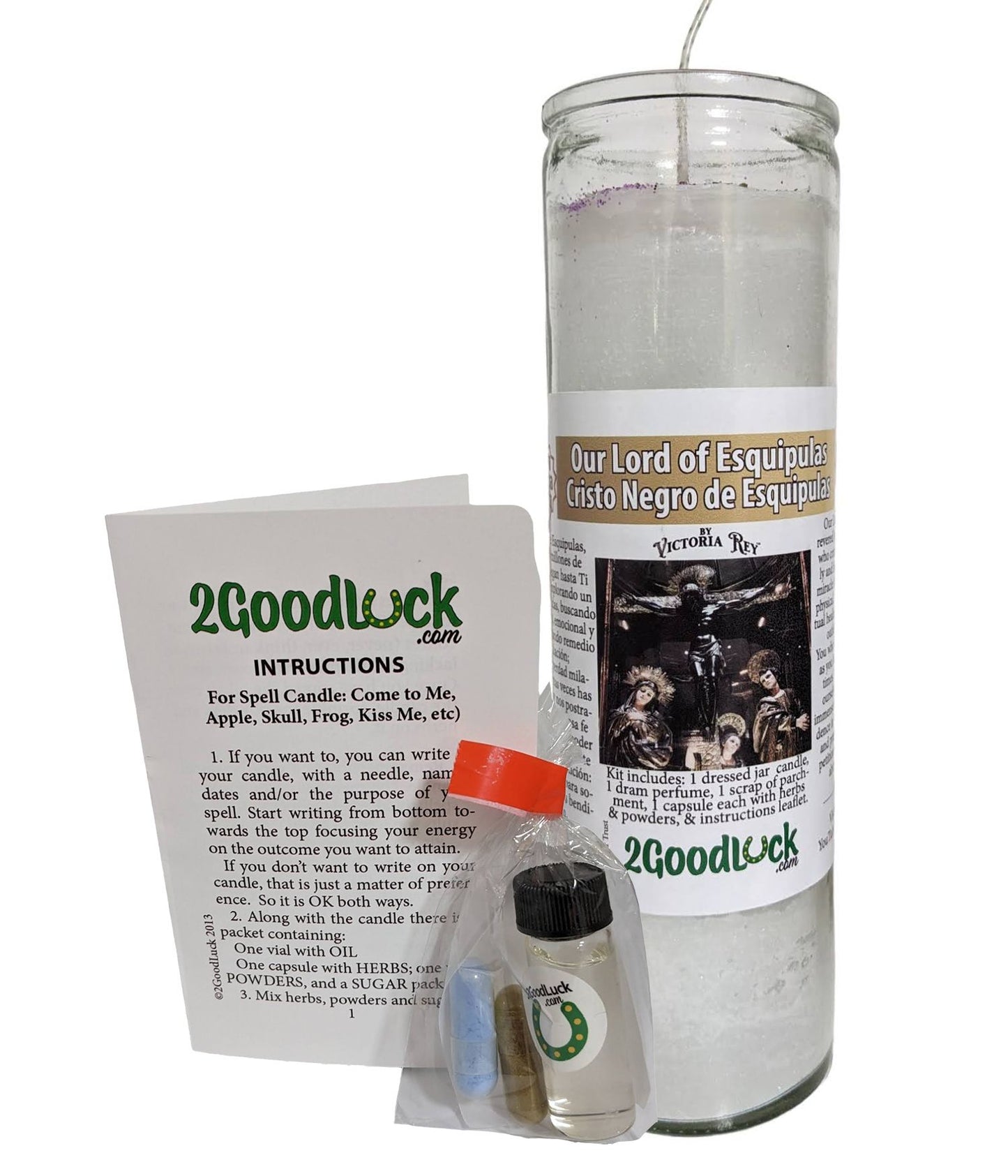 Our Lord of Esquipulas Dressed Candle Kit - Señor De Esquipulas