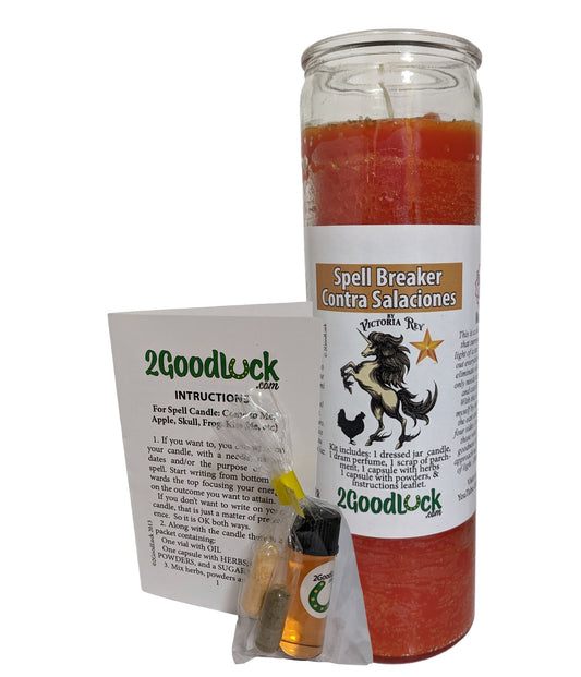 Spell Breaker Dressed Candle Kit - Contra Salaciones