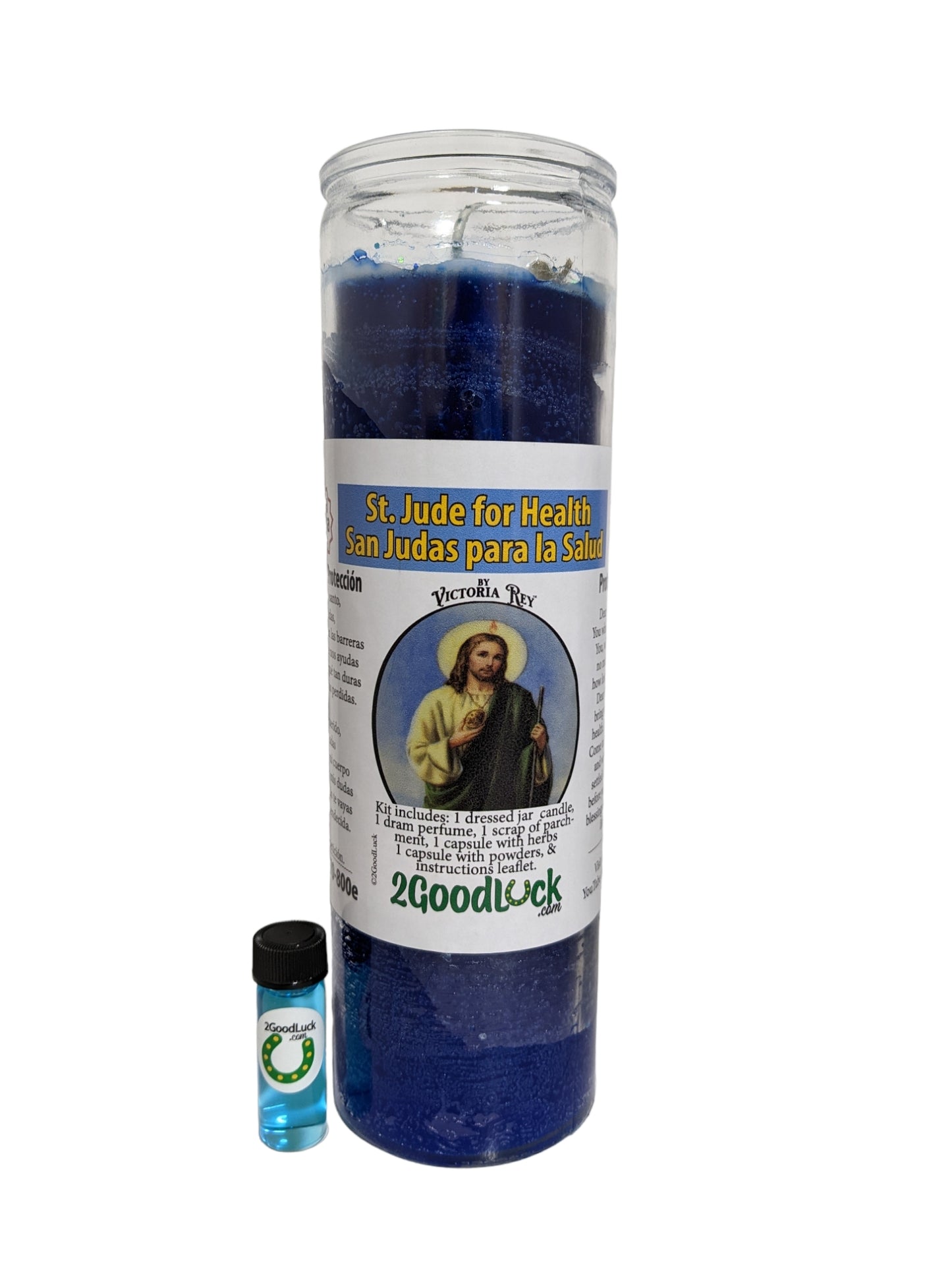 St. Jude for the Sick Dressed Candle Kit - San Judas Para Los Enfermos