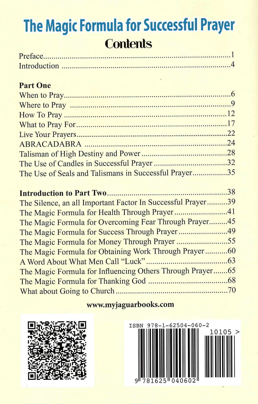 The Magic Formula for Successful Prayer, by Mikhail Strabo