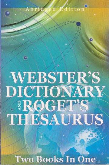 Webster's Dictionary and Roget's Thesaurus - 2GoodLuck & My Jaguar Books