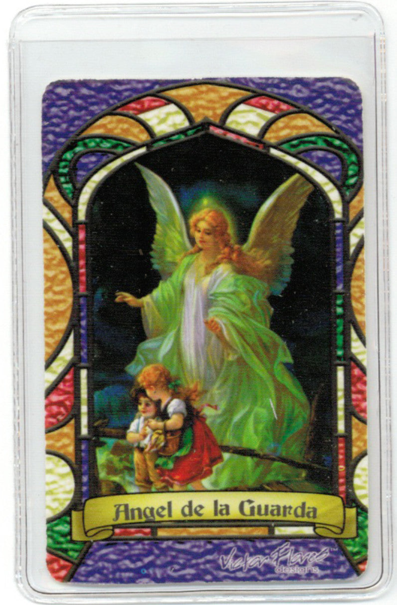 Guardian Angel Bilingual Prayer card - My Jaguar Books