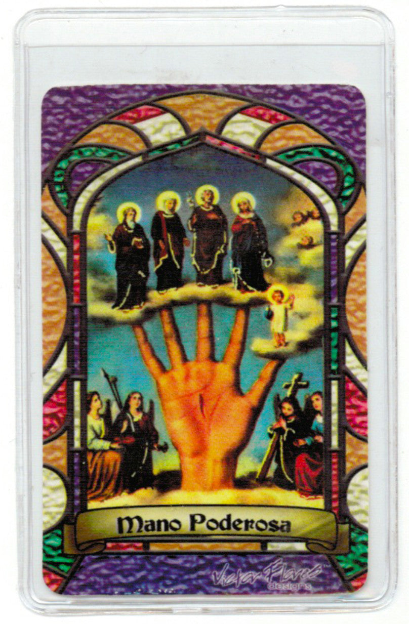 Powerful Hand Bilingual Prayer card - My Jaguar Books