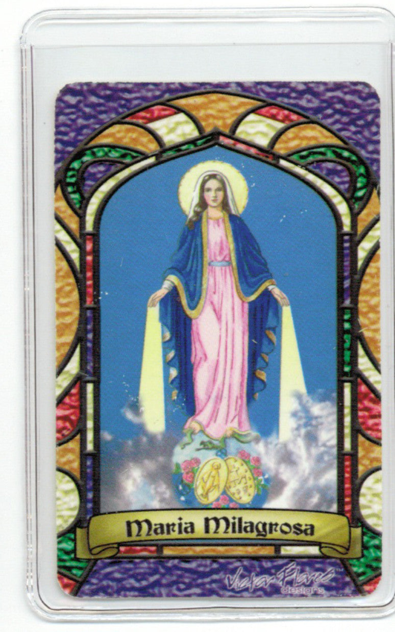 Miraculous Lady Bilingual Prayer card - My Jaguar Books