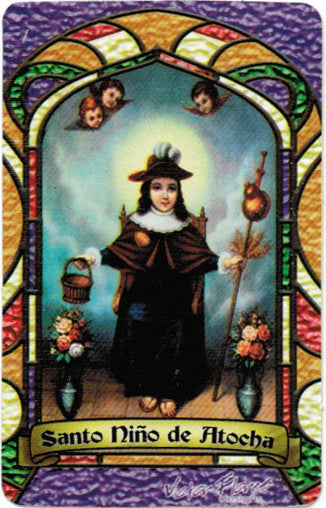 Holy Child of Atocha Bilingual Prayer card - 2GoodLuck & My Jaguar Books