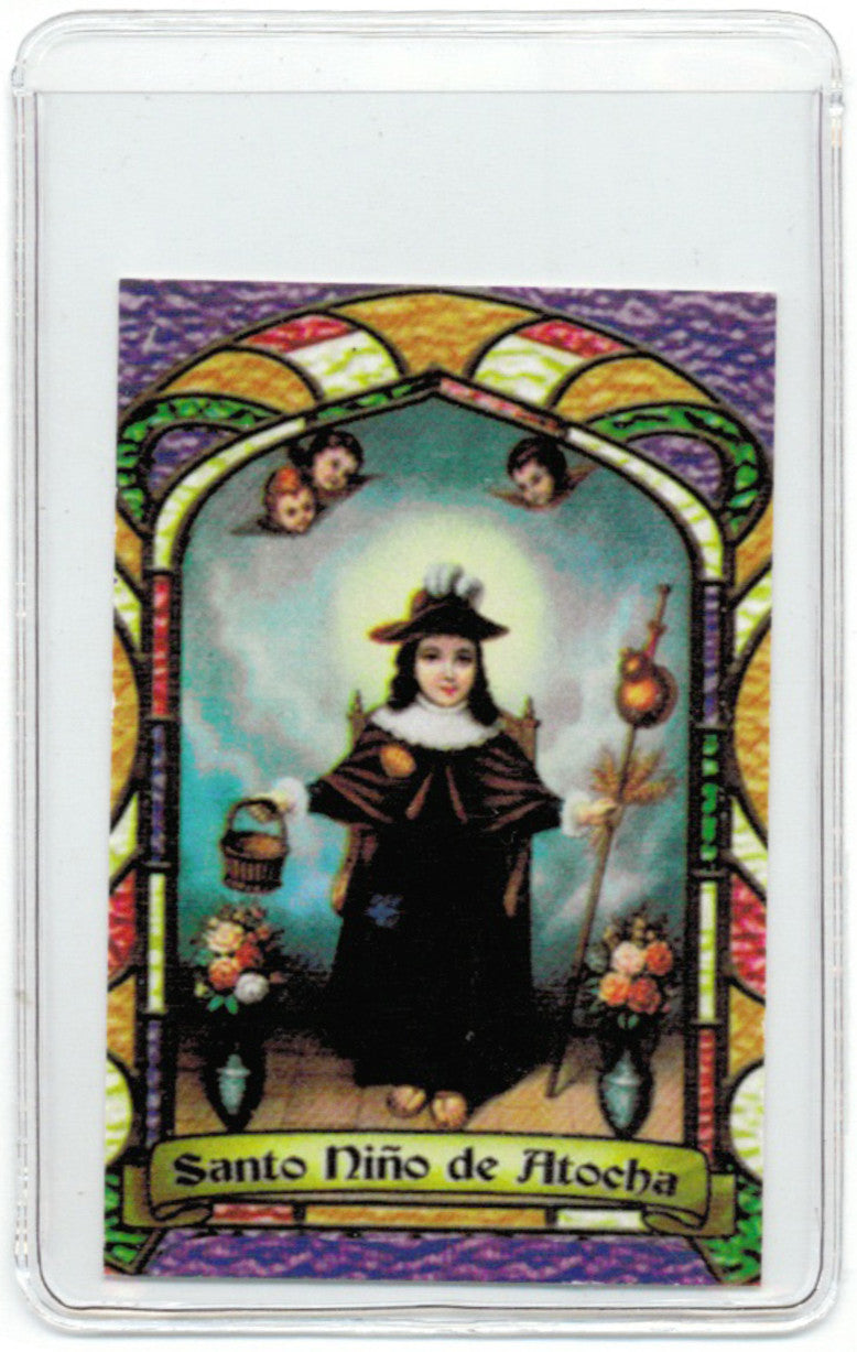 Holy Child of Atocha Bilingual Prayer card - My Jaguar Books