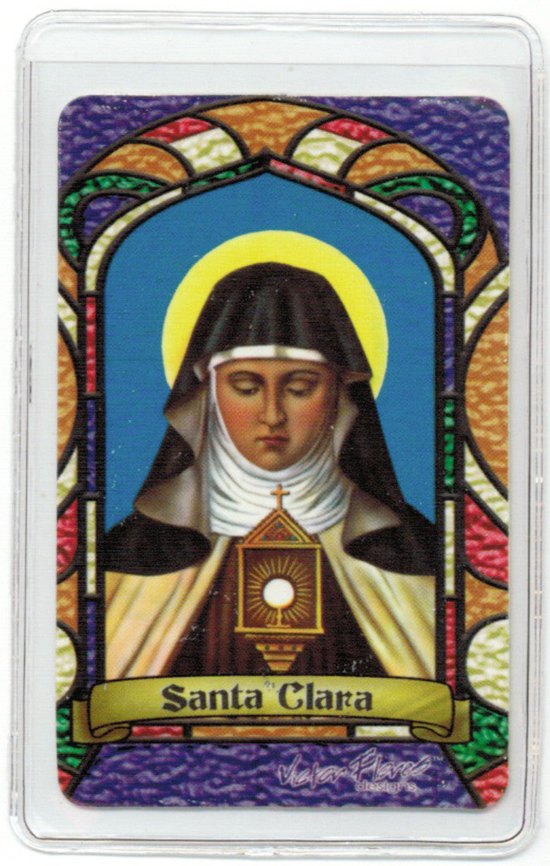 St. Clara Bilingual Prayer Card
