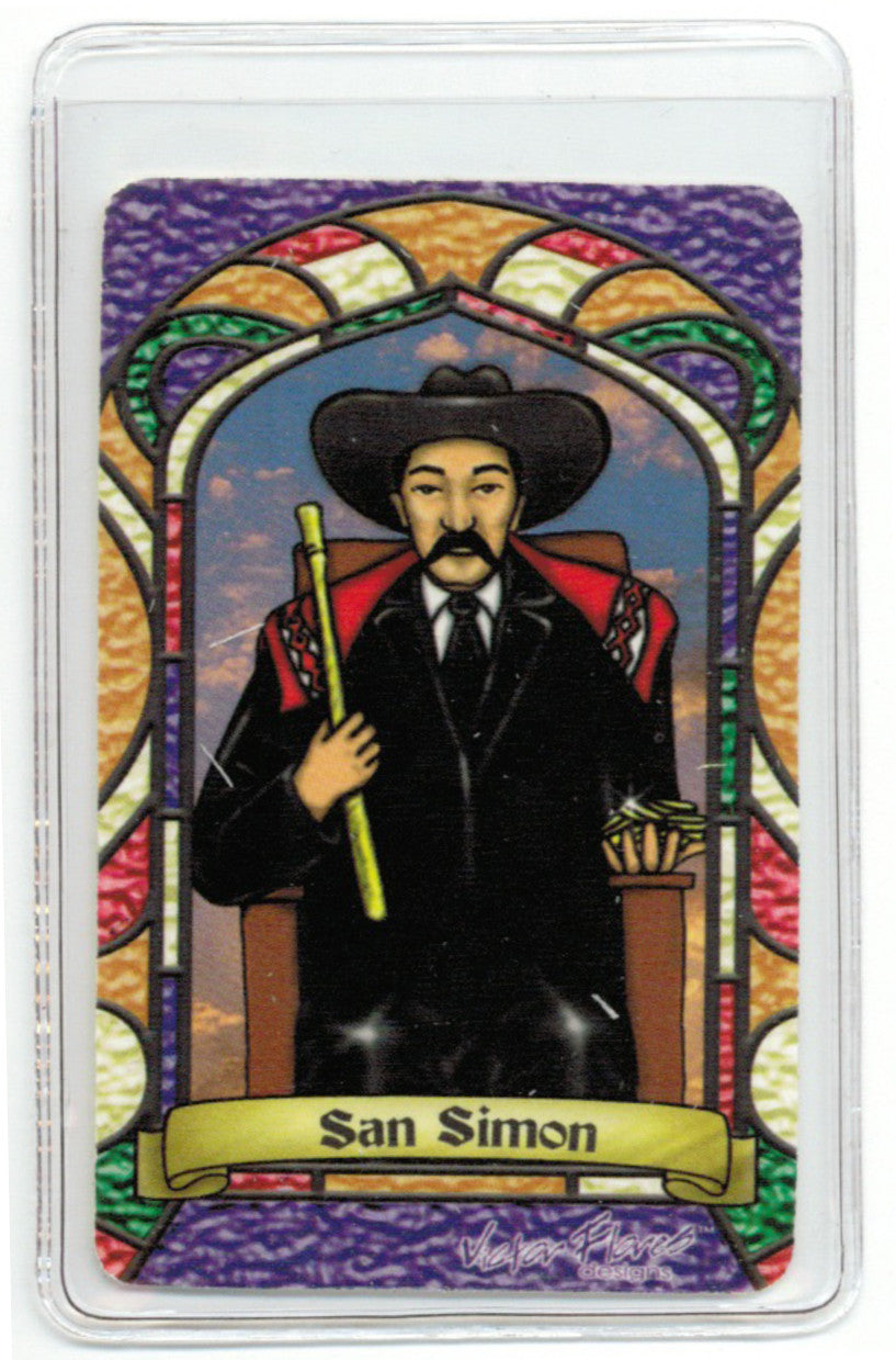 St. Simon Bilingual Prayer card - Jaguar Books - 2
